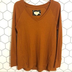 Maeve | Burnt Orange Thermal | Anthropologie
